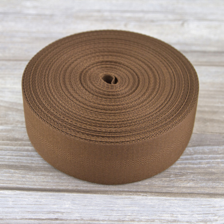 Тесьма киперная PEGA цвет коричневый, 50 мм. Арт 813726150L7904