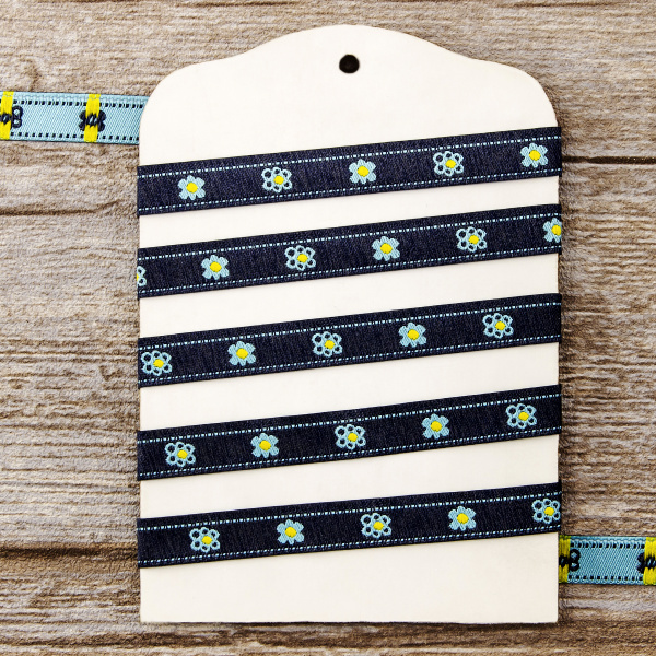 Лента жаккард SAFISA, 10 мм, 15 м, цвет 03. Арт 9085-10мм-03            