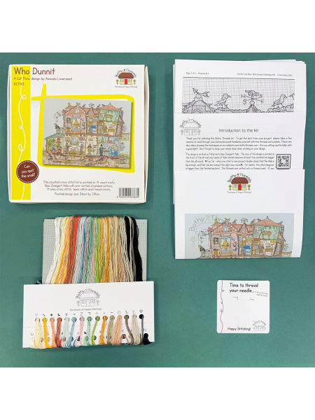 Набор для вышивания "Cut Thru' Who Dunnit". Арт XCT45