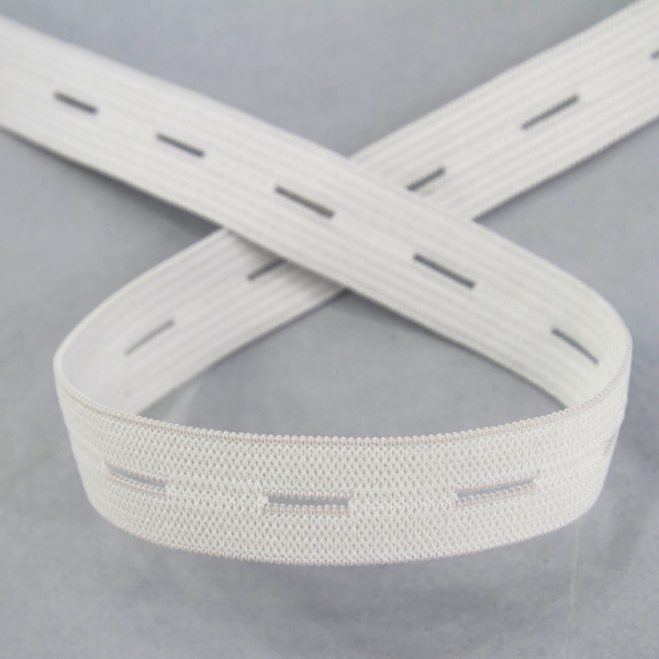 Резинка перфорированная, 15 мм, цвет белый. Арт 854128210REZOOHJ06
