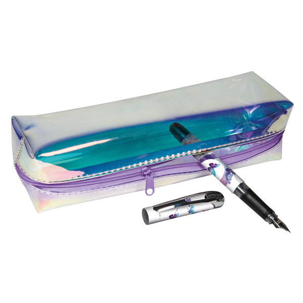 Пенал для ручек "Pencil Case" на молнии, 22 х 7 х 7 см, пвх, цвет радужный. Арт 02964/6