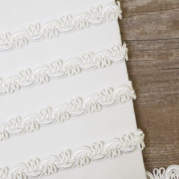 Тесьма PEGA тип интерьерная, цвет белый, 10 мм. Арт 844153510B1101          