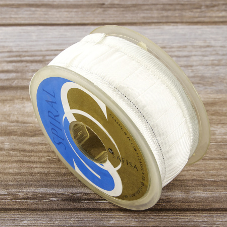 Лента с рисунком SAFISA, 38 мм, 15 м, цвет бежевый. Арт 25164-38                