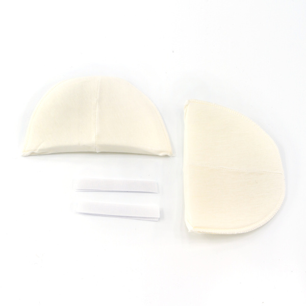 Плечевые накладки для втачных рукавов, с липучкой, белые. Арт 902.S                   