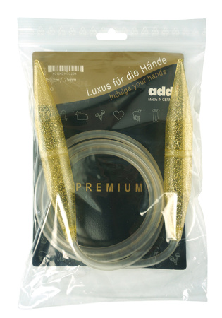 Спицы, круговые, пластик, addiChampagner №25, 150 см. Арт 405-7/25-150