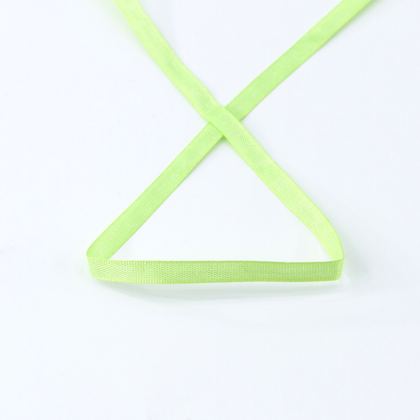 Лента для вышивания SAFISA на блистере, 4 мм, 5 м, цвет 73, Желто-зеленый. Арт P111-4мм-73             