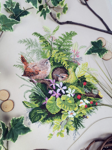 Набор для вышивания  "Крапивники". Арт 03.010.30