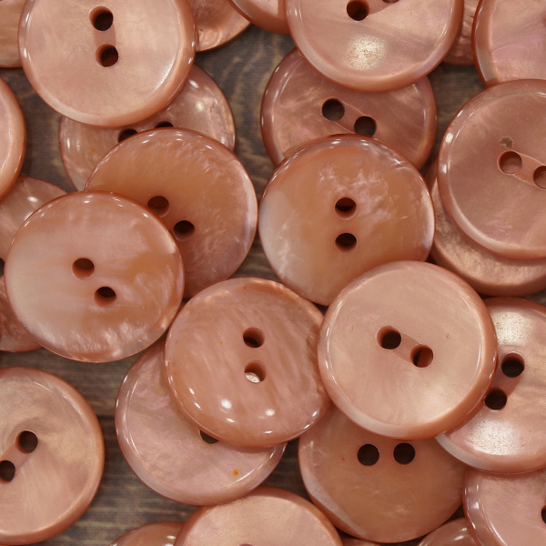 Пуговицы CONCEPT Mother of Pearl, размер 28, полиэстер, цвет COL.58. Арт 75315-028-COL.58