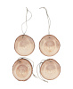 Декоративные диски из дерева на подвесе . Арт 65243505
