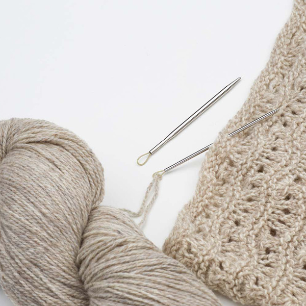 Игла для шитья толстой пряжей с петлей на конце addiLoop, 95 мм, 2 шт. Арт 922-7