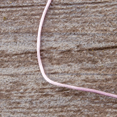 Шнур атласный мини-рулон, 1,5 мм, 4,5 м, цвет 05, розовый. Арт P00470-1,5мм-05         