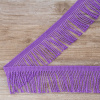 Бахрома витая, 60 мм, цвет ярко-сиреневый. Арт PP-60 col.406               