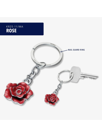 Брелок TROIKA "Роза". Арт KR25-11/MA