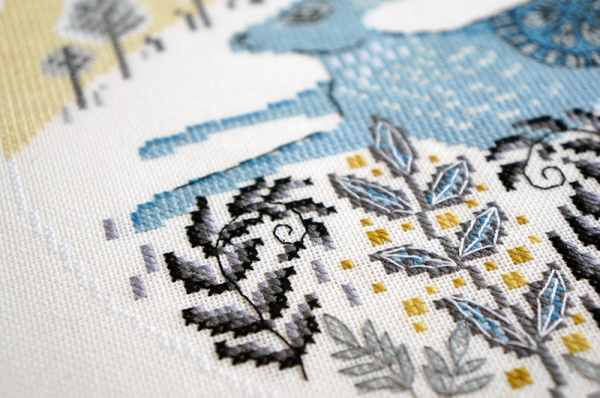 Набор для вышивания "Бегущий заяц". Арт 03.017.04