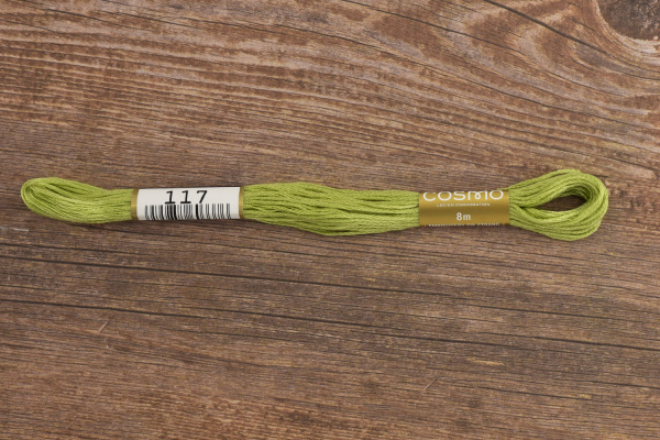 Мулине COSMO однотонный цвет  117       . Арт 25-6/117       