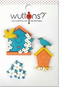 Пуговицы Wuttons "Birdhouse". Арт 640005728