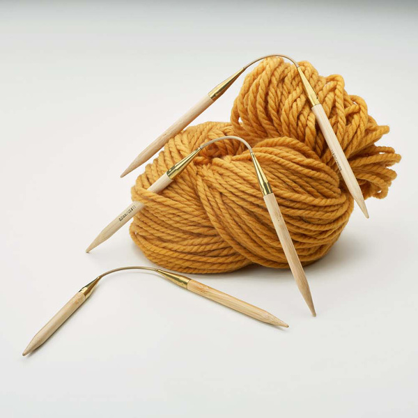 Спицы чулочные гибкие, бамбук, addiCraSyTrio BAMBOO LONG №8, 30 см. Арт 561-2/8-30