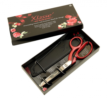 Ножницы для шитья и хобби, с микрозубцами, в чехле и подарочной коробке, 20 см. Арт B4739