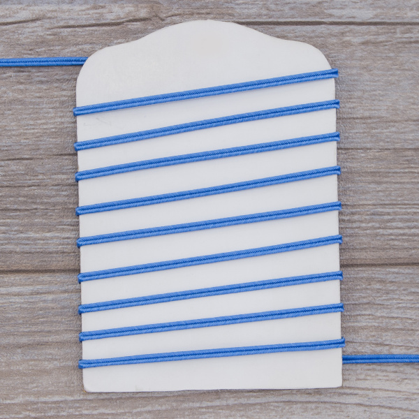 Шнур-сутаж PEGA, ярко-голубой, 3 мм. Арт 841113909A4701