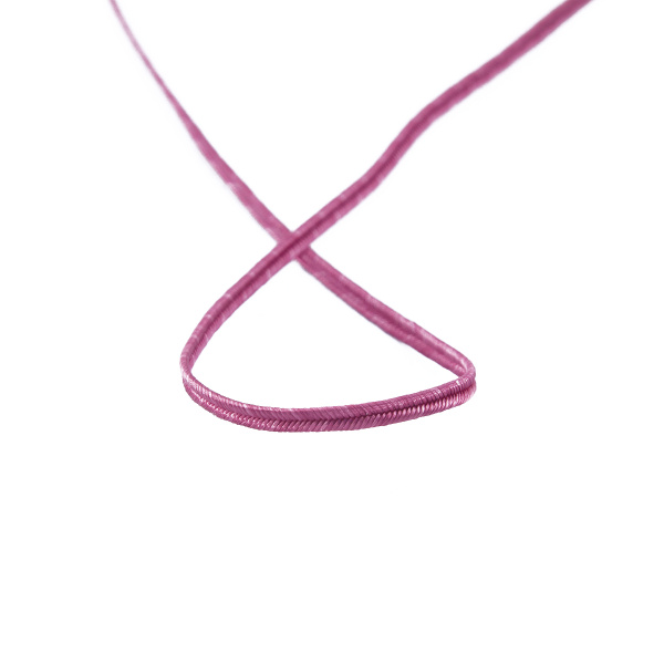 Шнур-сутаж PEGA, цвет фуксии, 3 мм. Арт 841113909A7401