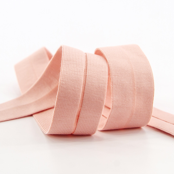 Косая бейка хлопок, 20 мм, 20 м, цвет 83, чайная роза. Арт 6598-20мм-83