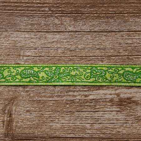 Лента жаккард SAFISA, 16 мм, 15 м, цвет 04. Арт 9104-16мм-04            