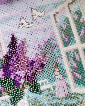 Набор для вышивания  "Сирень". Арт 13.003.33