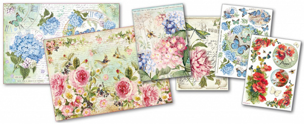 Бумага упаковочная "Письмо с бабочкой", рисовая, 21 х 29,7 см. Арт DFSA4023