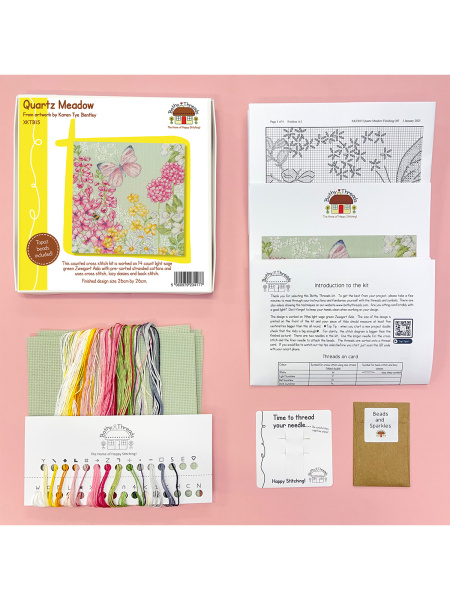 Набор для вышивания "Quartz Meadow". Арт XKTB15