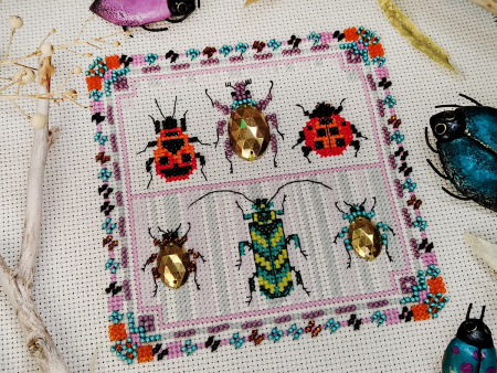 Набор для вышивания  "Жучки". Арт 13.003.54