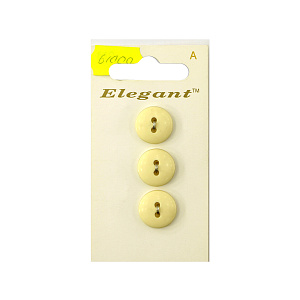 Пуговицы "Elegant"   5/8'' (16mm.) White. Арт 61000                   