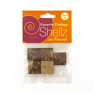 Пуговицы "Shellz & Natural" Coconut. Арт 1850 00092              