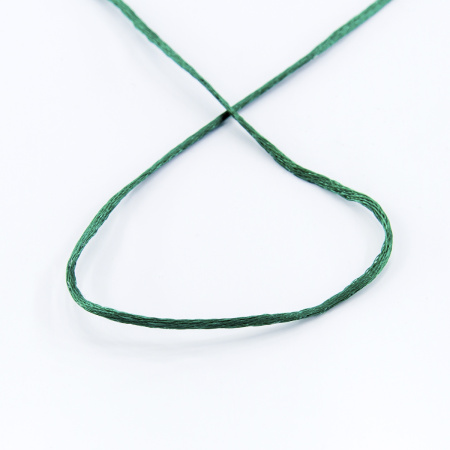 Шнур атласный SAFISA 1,5 мм, 25 м, цвет 97, болотный. Арт 470-97                  