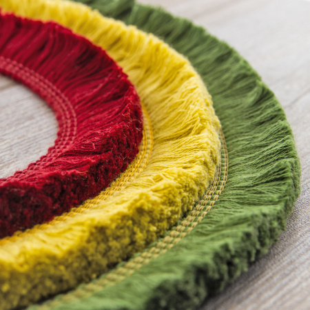 Бахрома декоративная, 30 мм, цвет джинсовый. Арт BT - 30c - col.B-4