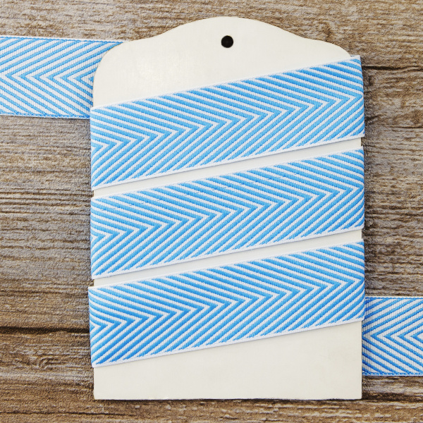 Лента жаккард SAFISA, 25 мм, 25 м, цвет 04. Арт 9202-25мм-04