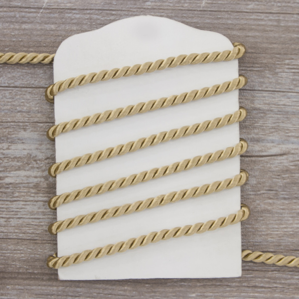 Шнур витой PEGA, бежевый, 5 мм. Арт 845214450A1903      