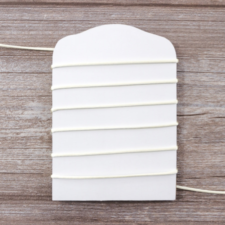 Шнур атласный SAFISA 2,5 мм, 25 м, цвет 56, кремовый. Арт 462-56                  