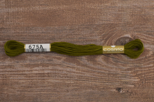 Мулине COSMO однотонный цвет  675   . Арт 25-6/675