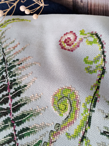 Набор для создания наволочки "Папоротник". Арт 14.001.38