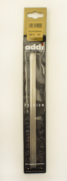 Спицы, чулочные, сталь, addiSteel №3, 20 см. Арт 150-7/3-20