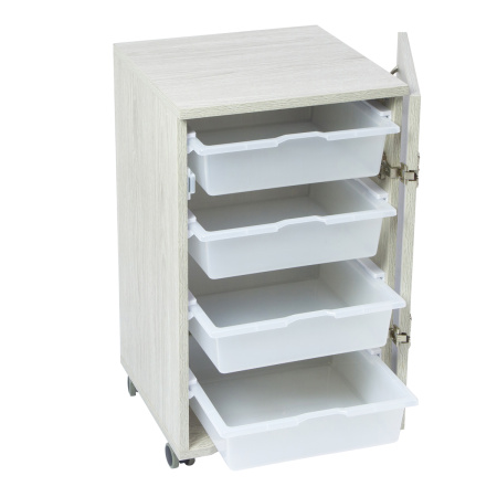 Тумбочка для хранения STORAGE PRO, серый дуб. Арт TLM.S-G001                  