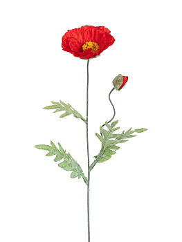Цветок декоративный "Мак". Арт 204413-500