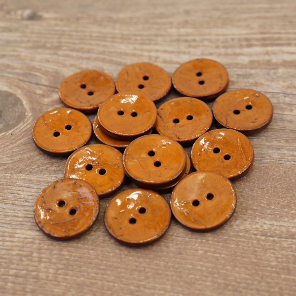 Пуговицы CONCEPT, размер 32, кокос, цвет COL.3 бронзовый. Арт 1919H-032-COL.3