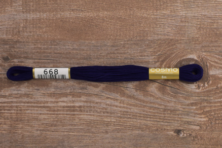 Мулине COSMO однотонный цвет  668       . Арт 25-6/668       