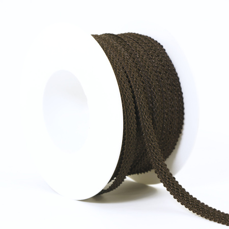 Тесьма PEGA тип интерьерная, цвет коричневый, 10 мм. Арт 843118300A7904   