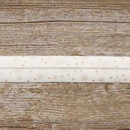 Косая бейка с рисунком SAFISA, арт.6594, 20 мм, 20 м, цвет 01. Арт 6594-20мм-01