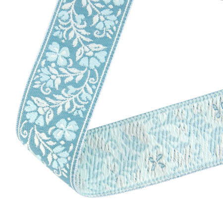 Лента из тканого жаккарда SAFISA, 25 мм, 15 м, цвет 04. Арт 9254-25мм-04