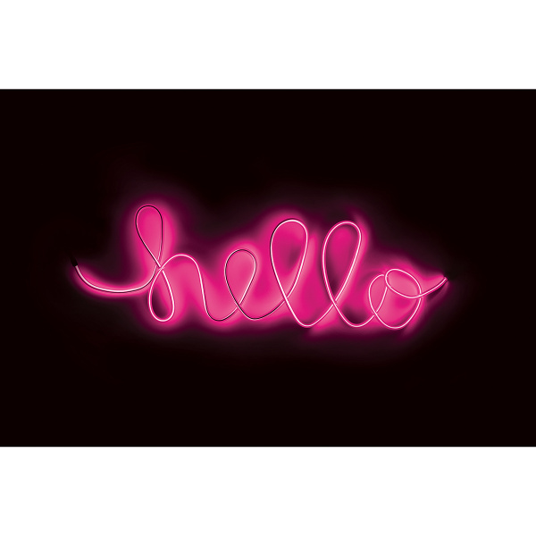 Проволока светодиодная, цвет неоновый розовый. Арт 660572