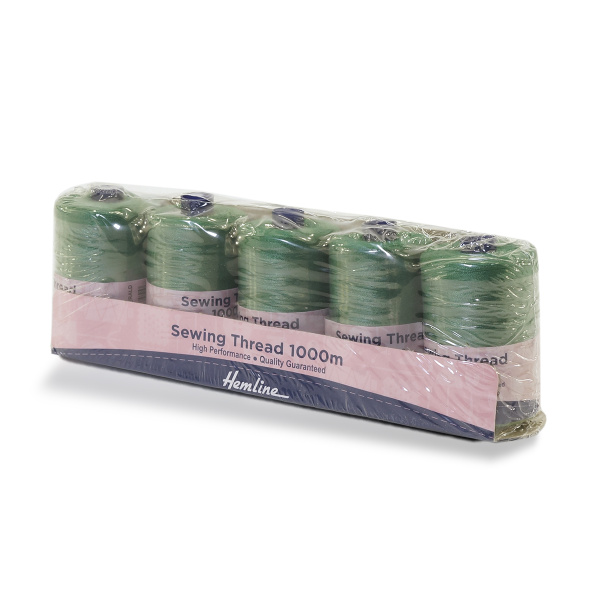 Нить универсальная  Hemline для шитья, 1000 м. Арт N4124.520