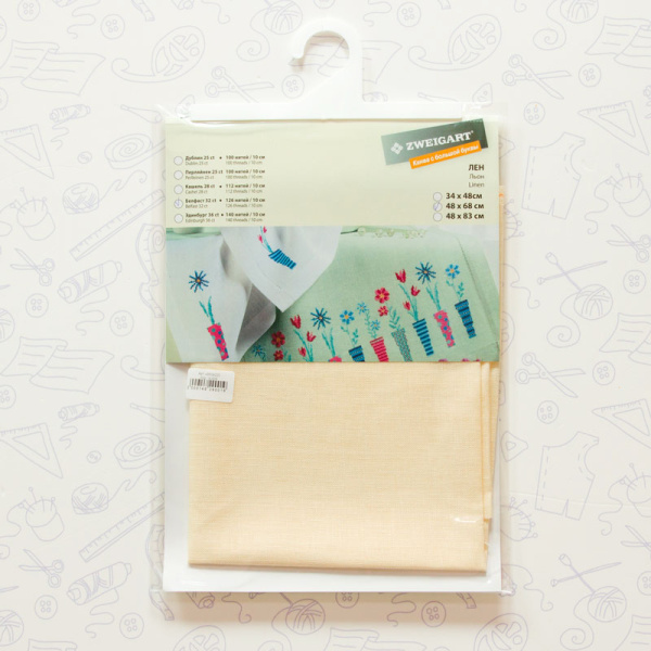 Канва в упаковке Belfast 32 ct, 48 х 68 см, цвет №222. Арт н3609/222                